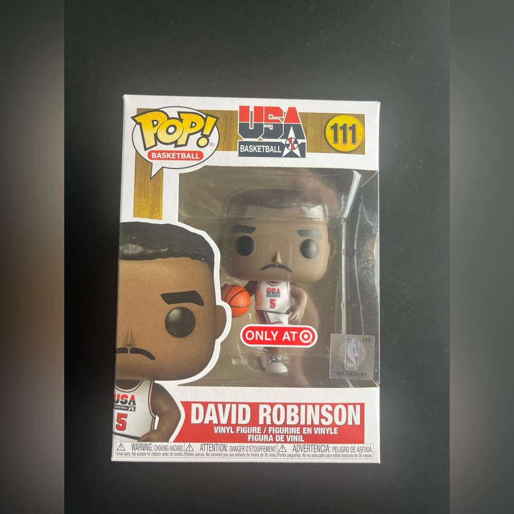 Funko Pop! Basketball David Robinson #111 (Target Exclusive) Dream Team